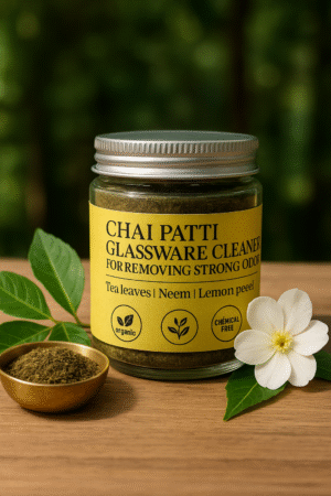 Chai Patti Glassware Cleaner for Removing Strong Odor