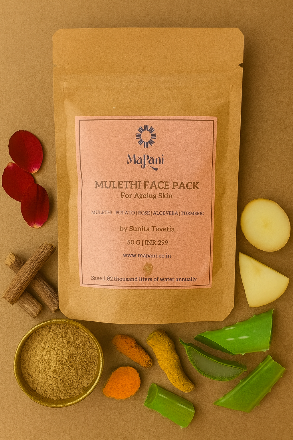 Mulethi Face Pack for Ageing SKin
